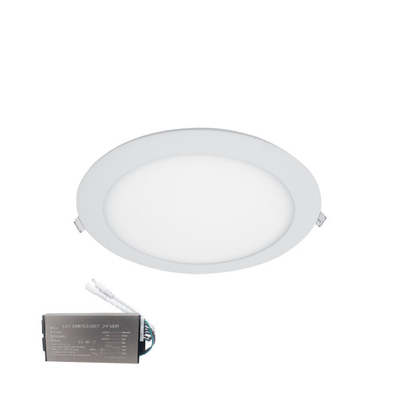LED ΠΑΝΕΛ ΣΤΡΟΓΓΥΛΟ ΧΩΝΕΥΤΟ 6W 2700K+ ΚΙΤ ΑΣΦΑΛΕΙΑΣ