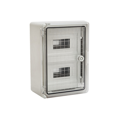 ΠΛΑΣΤΙΚΟΣ ΠΙΝΑΚΑΣ ABS PP 3114 24 ΘΕΣΕΩΝ IP 65 - ΔΙΑΦΑΝΗ ΠΟΡΤΑ