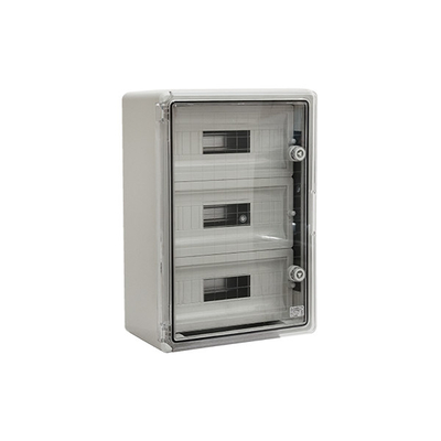 ΠΛΑΣΤΙΚΟΣ ΠΙΝΑΚΑΣ ABS PP 3116 45 ΘΕΣΕΩΝ IP 65 - ΔΙΑΦΑΝΗ ΠΟΡΤΑ