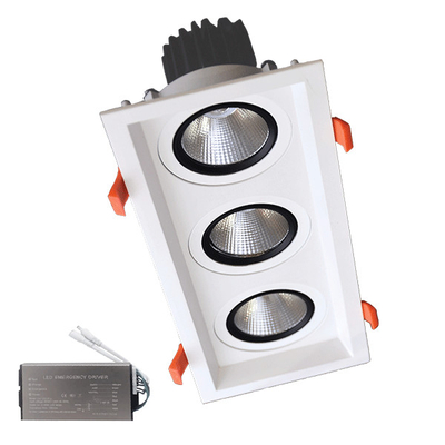 ΤΡΠΛΟ LED ΣΠΟΤ3X15W 230V 4000K WH+ΚΙΤ ΚΙΤ ΑΣΦΑΛΕΙΑΣ