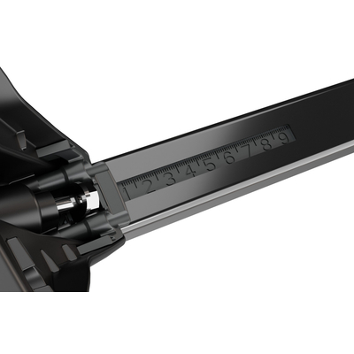 ΜΠΑΡΕΣ ΟΡΟΦΗΣ ΣΙΔΗΡΟΥ OMEGA MEDIUM 112 cm ΜΕ ΚΑΠΑΚΙΑ ΣΕ ΜΑΥΡΟ ΧΡΩΜΑ ΓΙΑ ΑΠΛΗ ΟΡΟΦΗ MENABO - 2 ΤΕΜ.