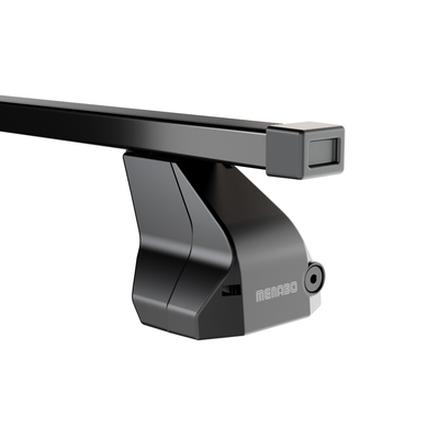 ΜΠΑΡΕΣ ΟΡΟΦΗΣ ΣΙΔΗΡΟΥ OMEGA MEDIUM 112 cm ΜΕ ΚΑΠΑΚΙΑ ΣΕ ΜΑΥΡΟ ΧΡΩΜΑ ΓΙΑ ΑΠΛΗ ΟΡΟΦΗ MENABO - 2 ΤΕΜ.