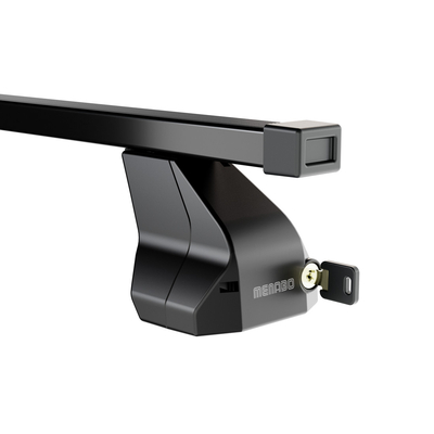 ΜΠΑΡΕΣ ΟΡΟΦΗΣ ΣΙΔΗΡΟΥ OMEGA MEDIUM 112 cm ΜΕ ΚΑΠΑΚΙΑ ΣΕ ΜΑΥΡΟ ΧΡΩΜΑ ΓΙΑ ΑΠΛΗ ΟΡΟΦΗ MENABO - 2 ΤΕΜ.