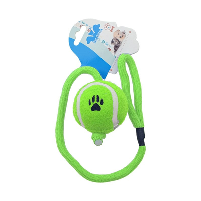 Παιχνίδι Σκύλου - Μπάλα με Σκοινί Πράσινο