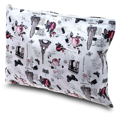 Φάκελος Εγγράφων Δερματίνη με Φερμουάρ French Roses