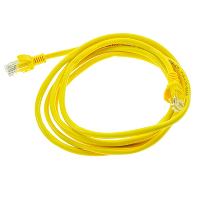 Καλώδιο Ethernet 2m CAT 5E Κίτρινο