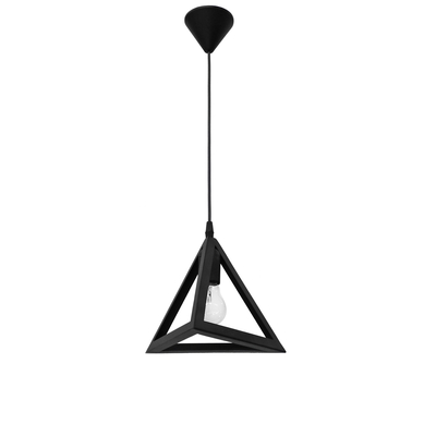 Κρεμαστό φωτιστικό GIZA 1L BLACK  h90x21x21  E/27