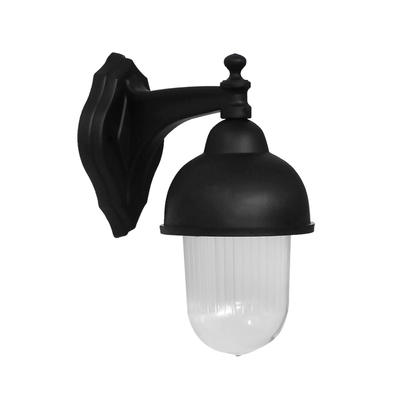 SLP-950ΑΝ BLACK Επιτοίχιο φωτιστικό Ε/27 μαύρο