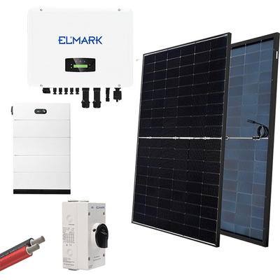 HYBRID Solar System 3P/15kW με Φωτοβολταϊκά Πάνελ 430W & Μπαταρία – ELMARK