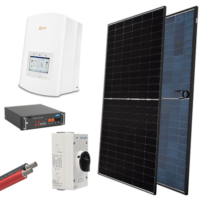 HYBRID Solar System 1P/3.6kW με Πάνελ 580W και Μπαταρία – ELMARK