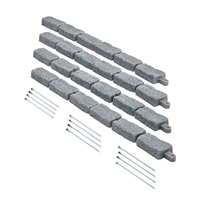 VEVOR Fake Stone Landscape Edge 46,2 x 2,2 in Garden Lawn Edge for Walkway