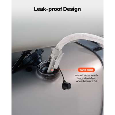 Φορητό ρεζερβουάρ καυσίμου VEVOR Fuel Caddy 16 γαλονιών με ηλεκτρική αντλία μεταφοράς 12V DC