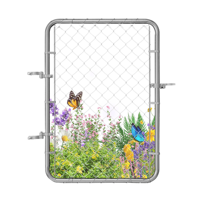 VEVOR Chain Link Fence Gate Fit 2-6 ft x 4 ft Garden Gate Posts Δεν περιλαμβάνονται