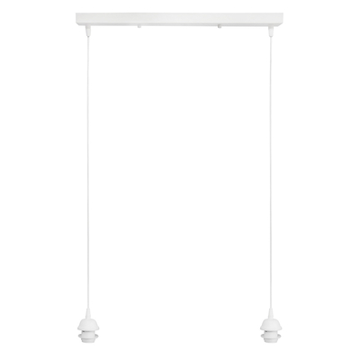 Ράγα φωτιστικού οροφής E/27 RAGA 2L WHITE METAL