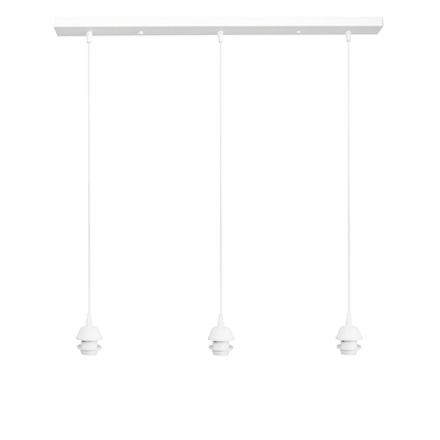 Ράγα φωτιστικού οροφής E/27 RAGA 3L WHITE METAL