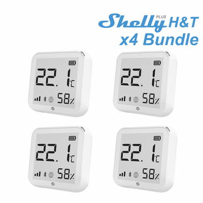 Shelly Plus H&T x4 Bundle | Shelly Plus H&T x4 Bundle
