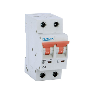 MINIATURE CIRCUIT BREAKER C62R 16A 2P 6kA CURVE C