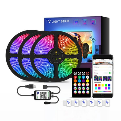 BLUETOOTH 5V TV LED ΤΑΙΝΙΑ 3М ΜΕ USB, ΣΕΤ