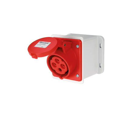 EC690 WALL MOUNT. SOCKET 32A IP44 3P+E 380-415V
