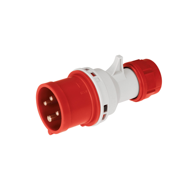 EC690 STRAIGHT PLUG 32A IP44 3P+E 380-415V