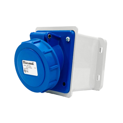 EC690 WALL MOUNT. SOCKET 32A IP67 1P+N+E 220-240V