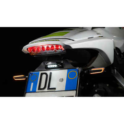 ΦΛΑΣ MOTO PROJECT 002 ΜΑΥΡΑ 12V COB LED TECHNOLOGY PARAXITE - 2 ΤΕΜ.