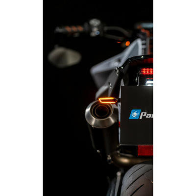 ΦΛΑΣ MOTO PROJECT 002 ΜΑΥΡΑ 12V COB LED TECHNOLOGY PARAXITE - 2 ΤΕΜ.