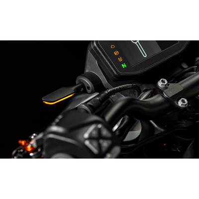 ΦΛΑΣ MOTO PROJECT 002 ΜΑΥΡΑ 12V COB LED TECHNOLOGY PARAXITE - 2 ΤΕΜ.