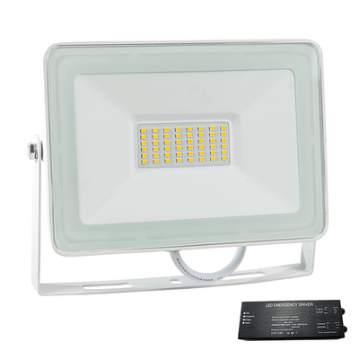 VEGA50 SLIM SMD 50W LED ΠΡΟΒΟΛΕΑΣ 3000K ΛΕΥΚΟ+ ΚΙΤ ΑΣΦΑΛΕΙΑΣ