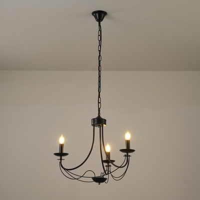 ΦΩΤΙΣΤΙΚΟ ΚΡΕΜΑΣΤΟ ΜΕΤΑΛΛΟ 3ΦΩΤΟ 3XE14 MAX 15W 470X600mm ΜΑΥΡΟ ΔΙΑΦΑΝΕΣ ΓΥΑΛΙ ARTE ILLUMINA KRISTALLO