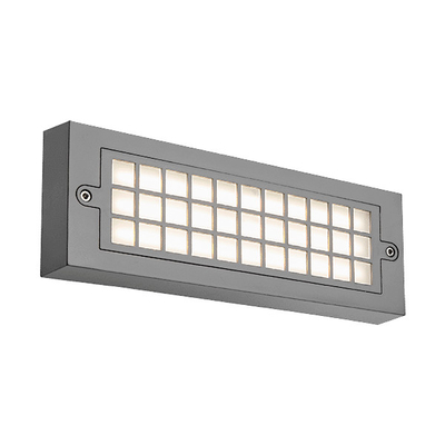GRF300 LED ΑΠΛΙΚΑ ΕΞ. ΧΩΡΟΥ 6W 4000K IP65 ΓΚΡΙ