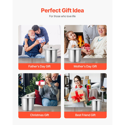 Δοχείο κονσερβοποίησης VEVOR με σχάρα και γυάλινο καπάκι 21 QT από ανοξείδωτο ατσάλι Κονσερβοποιία για μπάνιο με νερό