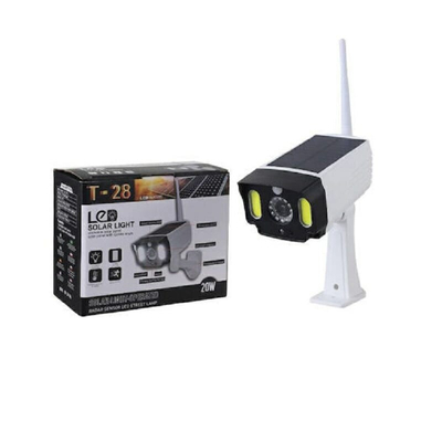 Ηλιακός προβολέας LED COB & Dummy Camera – T28 – 20W – 235949