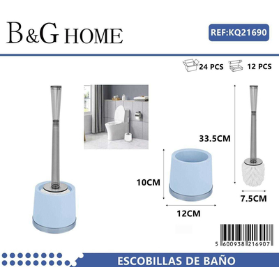 Βουρτσάκι τουαλέτας - Πιγκάλ - Light Blue - 21690