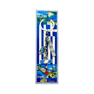 Τουριστικό μπρελόκ Souvenir - Σετ 12pcs - Greece - 127248
