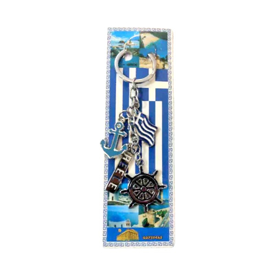Τουριστικό μπρελόκ Souvenir - Σετ 12pcs - Greece - 127262