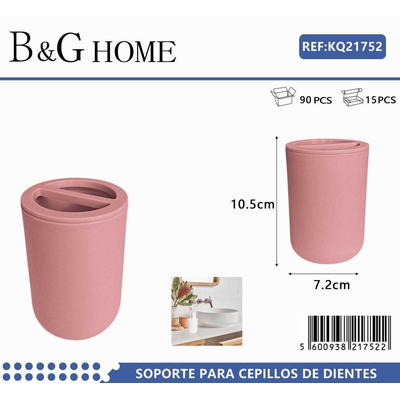Θήκη οδοντόβουρτσας πλαστική - Pink - 21752