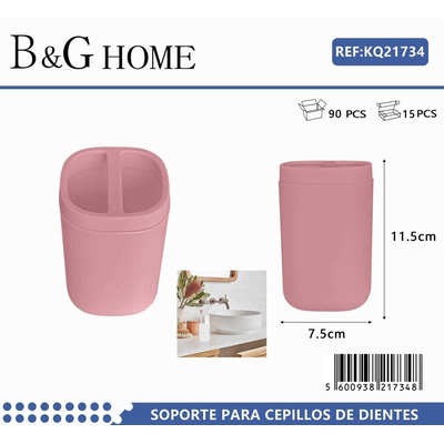 Θήκη οδοντόβουρτσας πλαστική - Pink - 21734