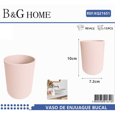 Θήκη οδοντόβουρτσας πλαστική - Light Pink - 21651