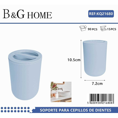 Θήκη οδοντόβουρτσας πλαστική - Light Blue - 21680