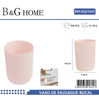 Θήκη οδοντόβουρτσας πλαστική - Light Pink - 21645