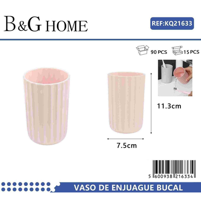 Θήκη οδοντόβουρτσας πλαστική - Light Pink - 21633