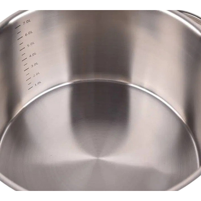 Κατσαρόλα ανοξείδωτη με καπάκι - 2.6L - CS003-B18 - DSP - 561734