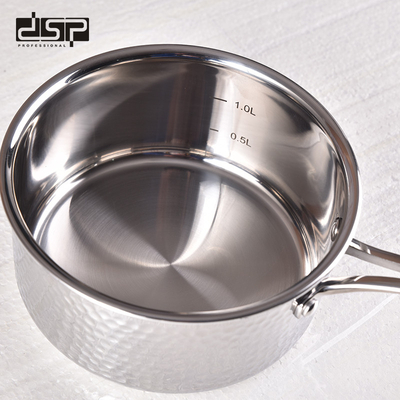 Γαλατιέρα ανοξείδωτη με καπάκι - 1.5L - CS001-A16 - DSP - 562496