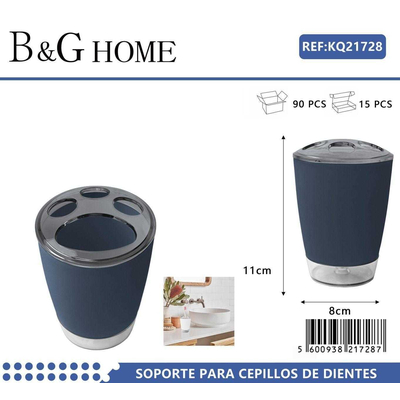 Θήκη οδοντόβουρτσας πλαστική - Blue - 21728