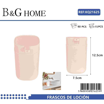 Θήκη κρεμοσάπουνου Dispenser πλαστική - Light Pink - 21625