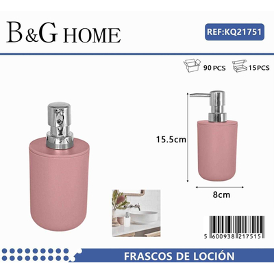 Θήκη κρεμοσάπουνου Dispenser πλαστική - Pink - 21751