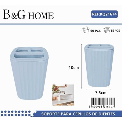 Θήκη οδοντόβουρτσας πλαστική - Light Blue - 21674