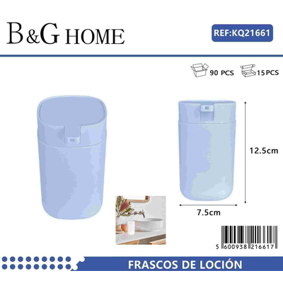 Θήκη κρεμοσάπουνου Dispenser πλαστική - Light Blue - 21661