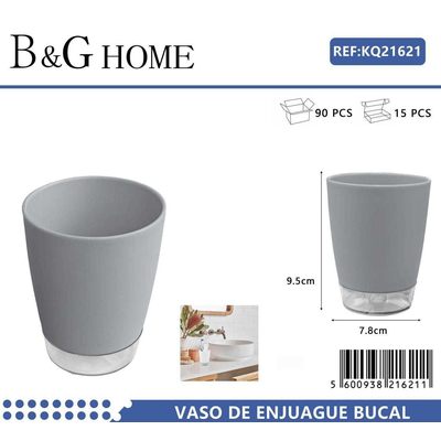 Θήκη οδοντόβουρτσας πλαστική - Grey - 21621